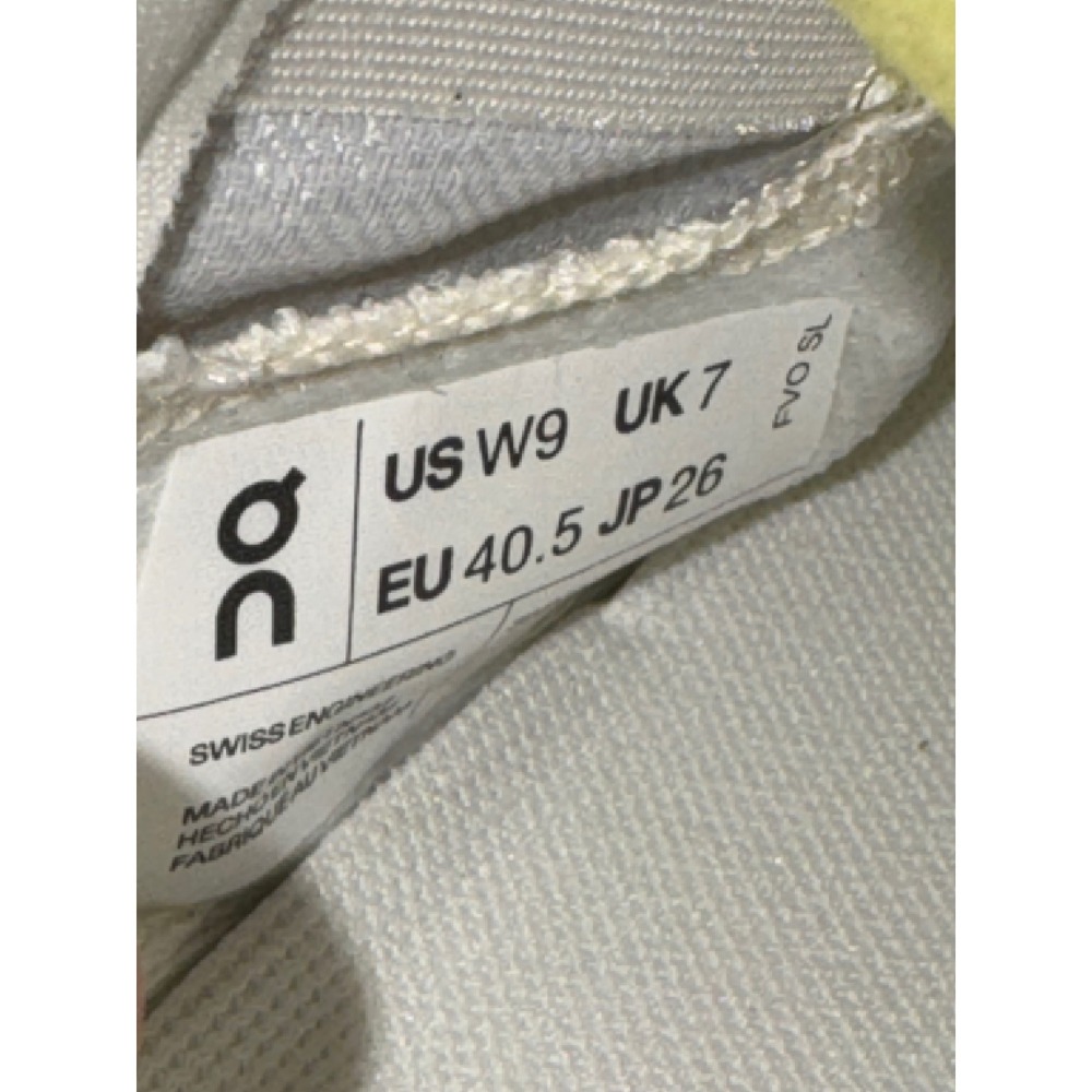 On Cloudstratus Running Shoes Women White Lime Pink Sneakers Size 9 US - Picture 8 of 9
